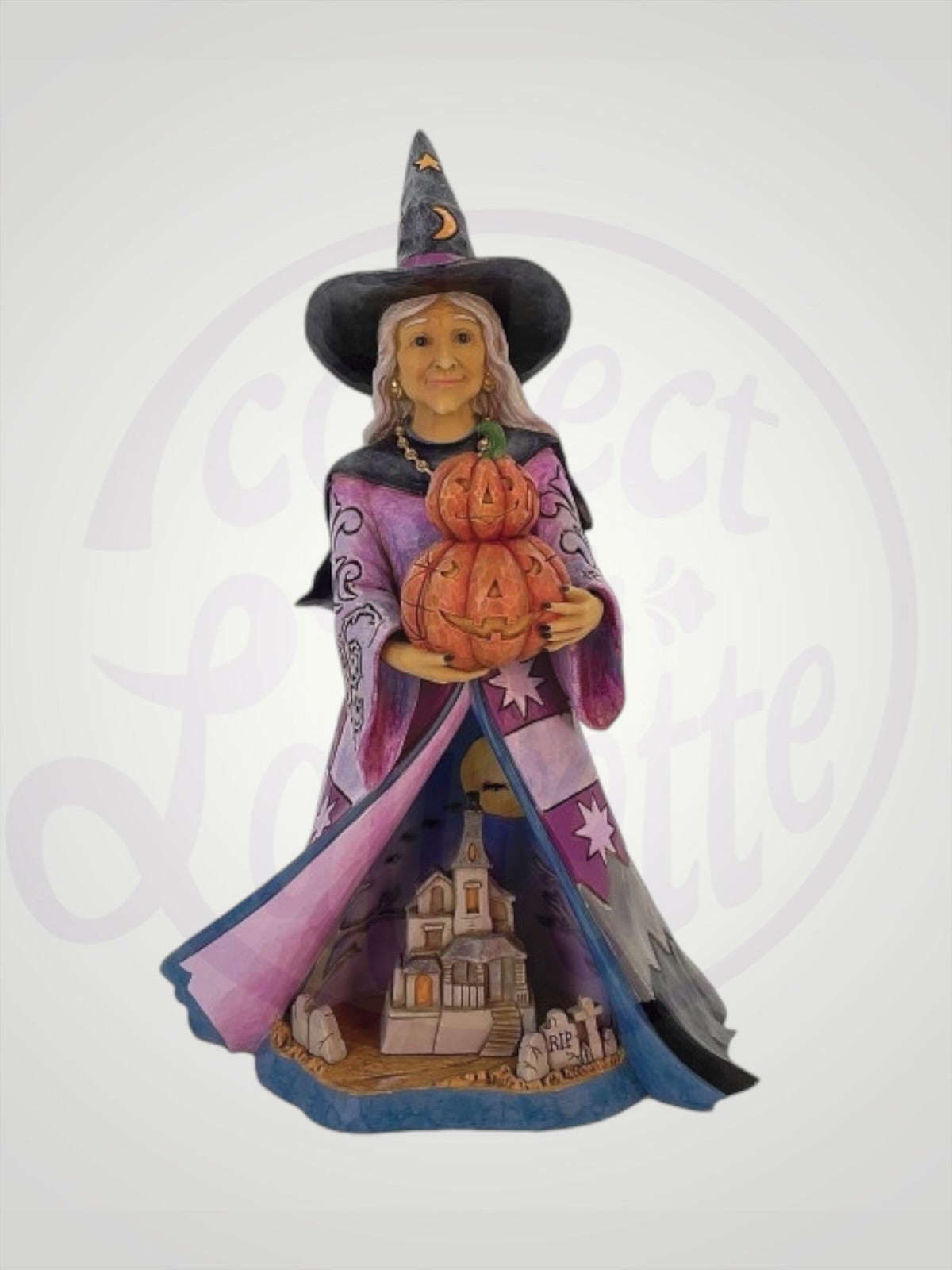 Jim Shore Heartwood Creek - Spellbinding Smiles Halloween Witch Figurine